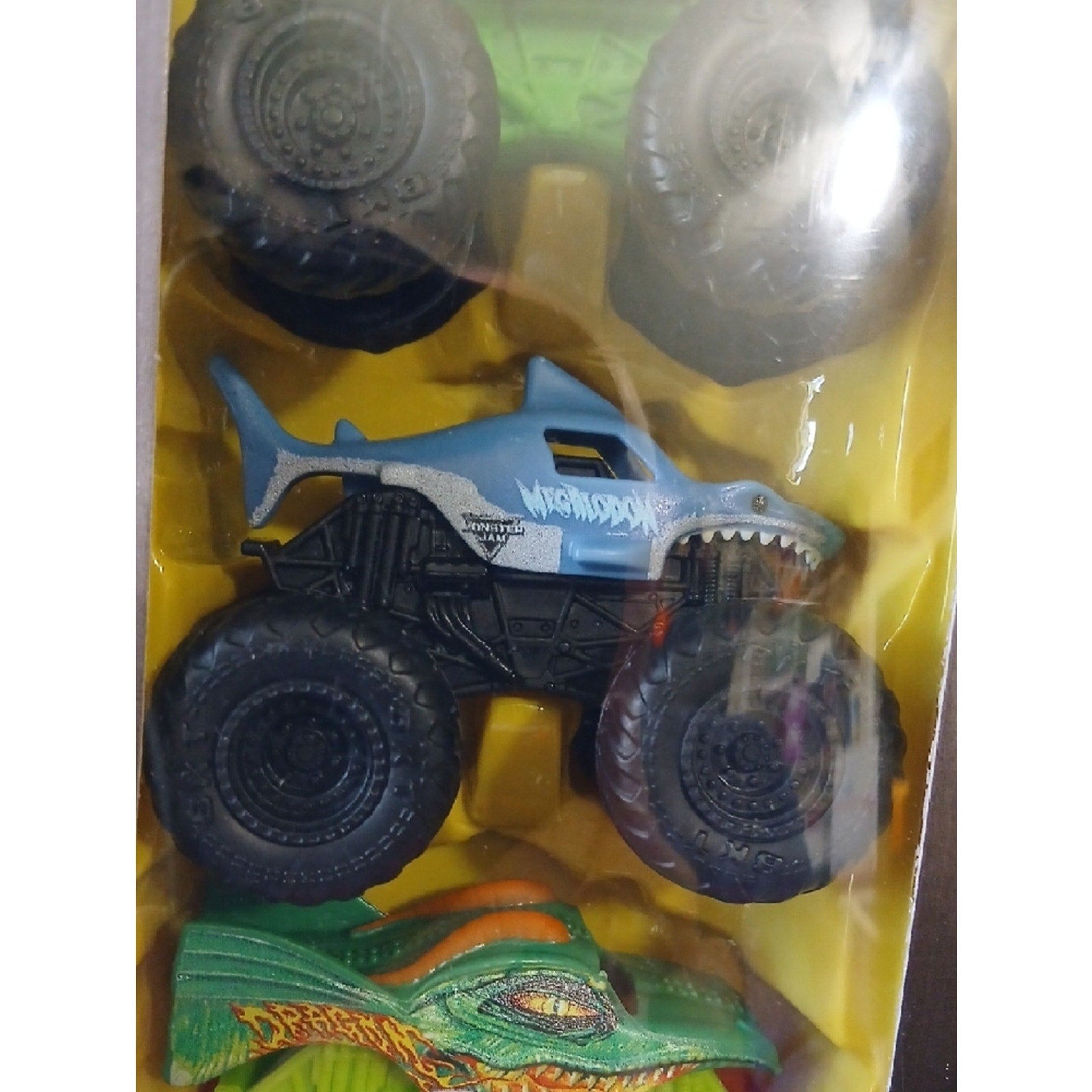 Monster Jam 4-Pack Monster Truck 1/72 Scale Set As Pictured