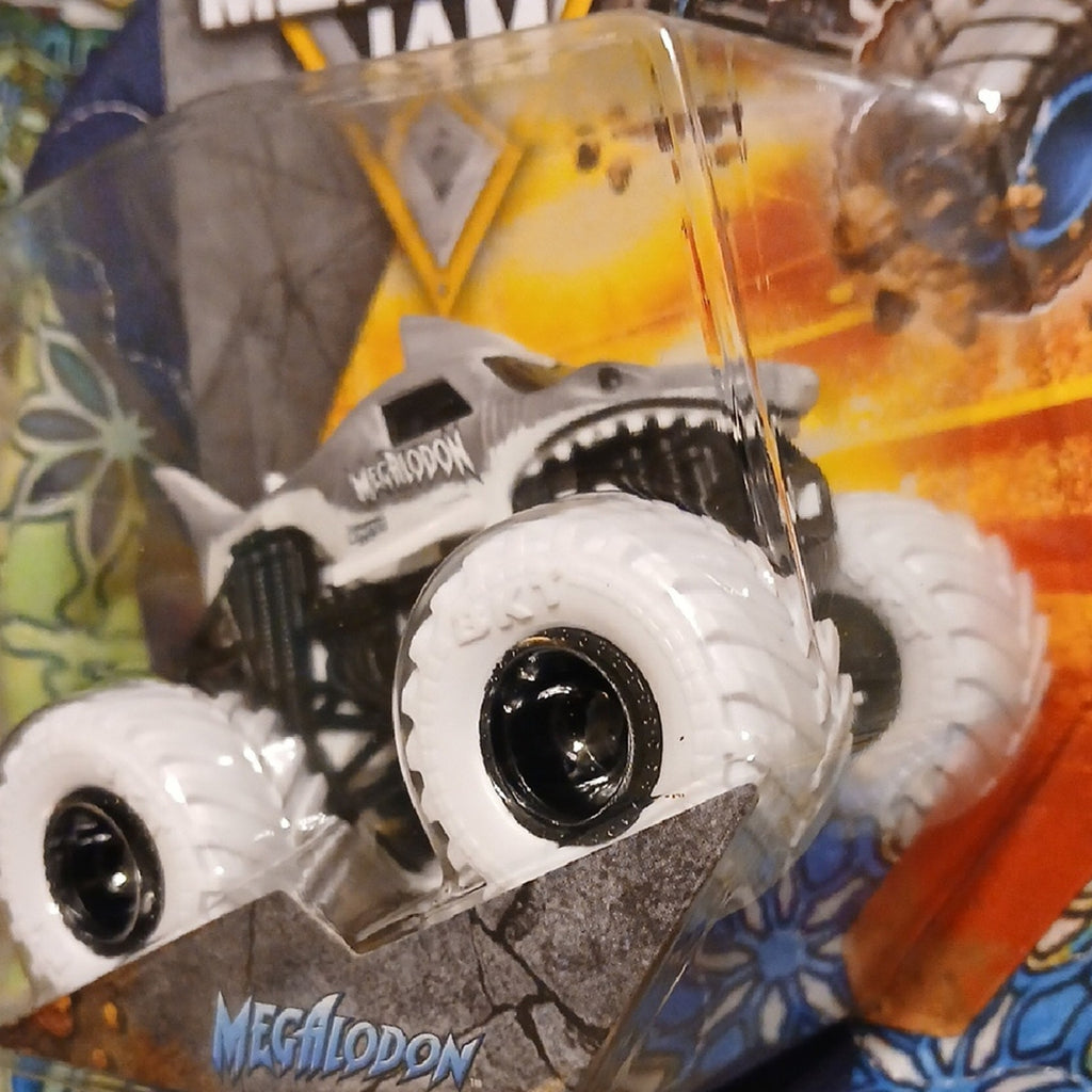 Monster Jam Megalodon GRAY/ White Monster Truck