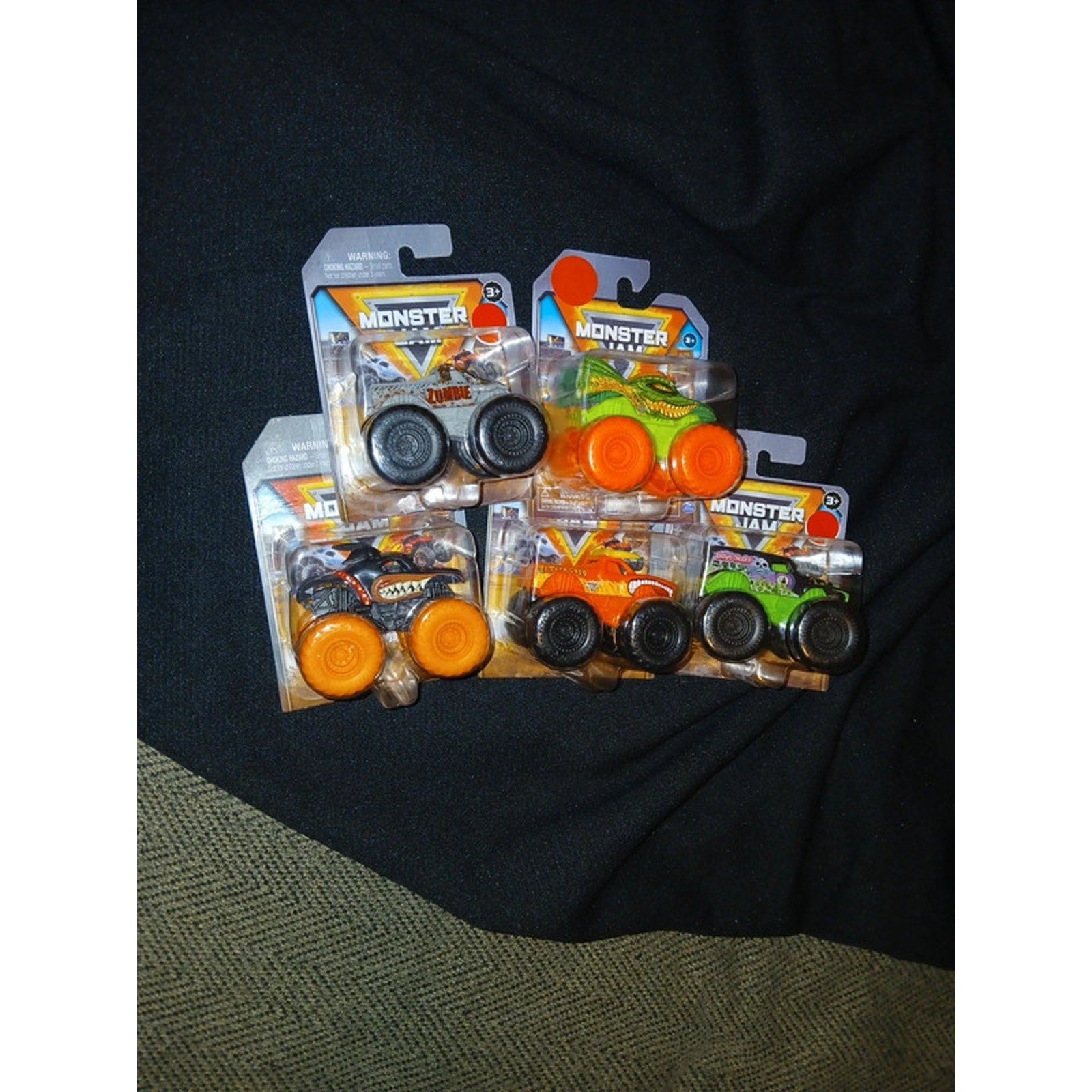 Set of 5 Monster Jam 1/72 trucks