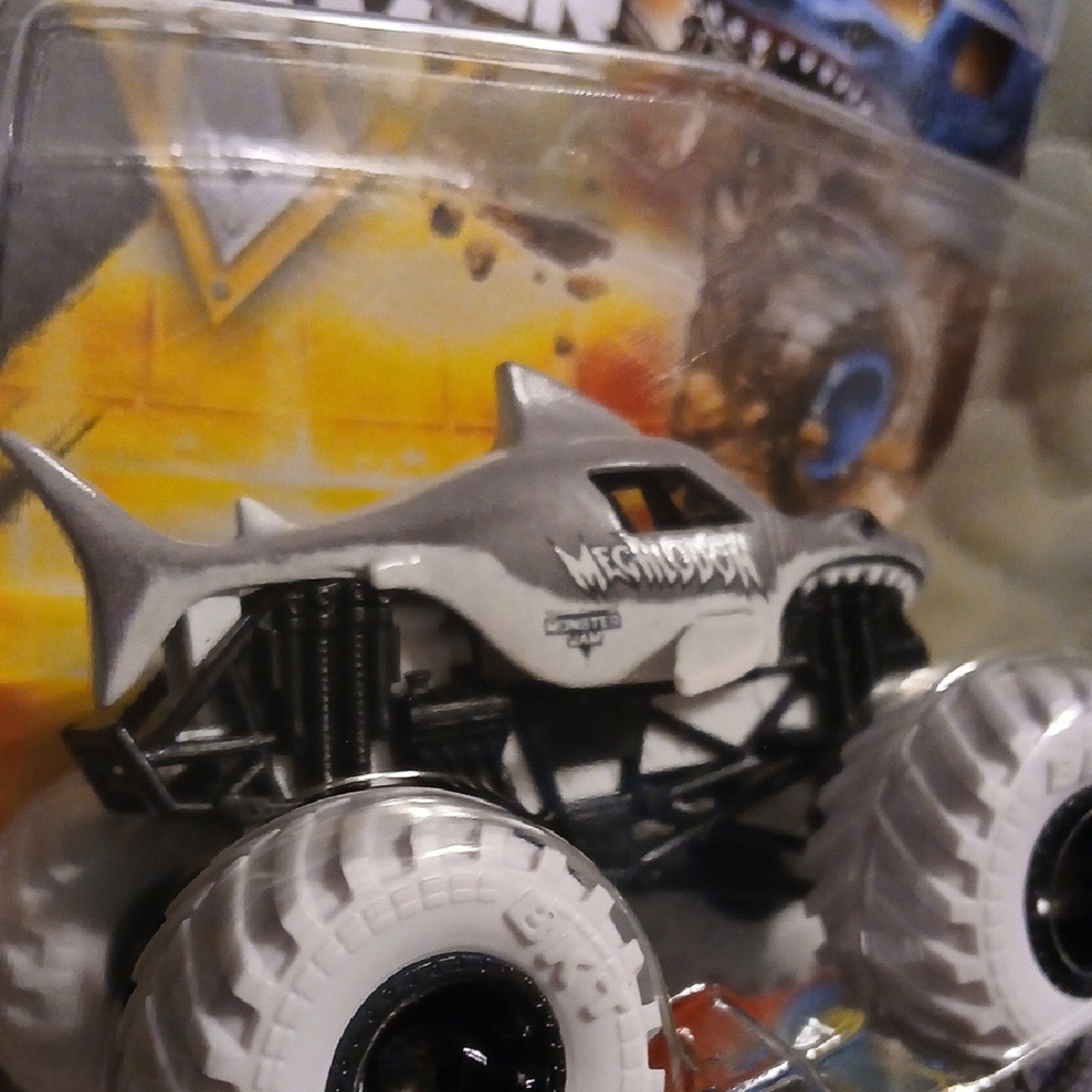 Monster Jam Megalodon GRAY/ White Monster Truck
