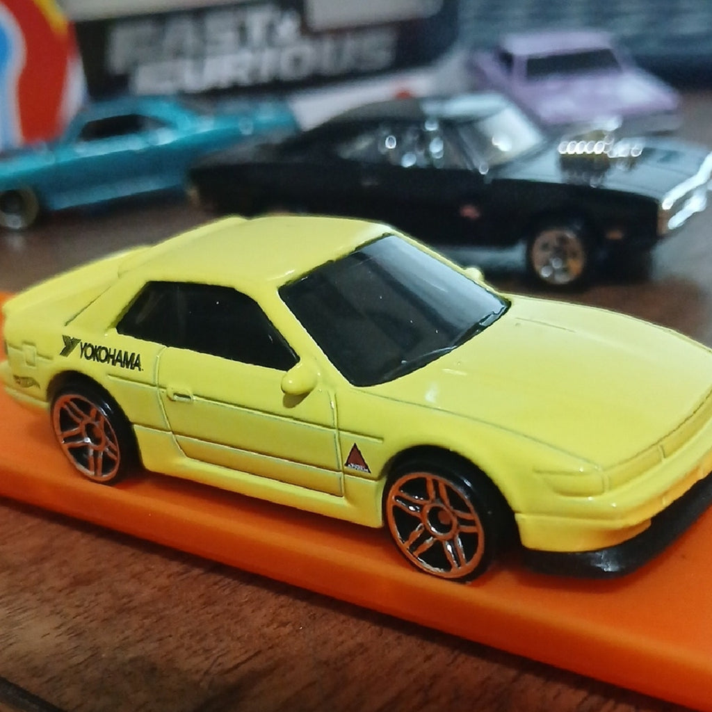 Nissan Silvia Yellow Hot Wheels Car As Seen On Tokyo Drift. New