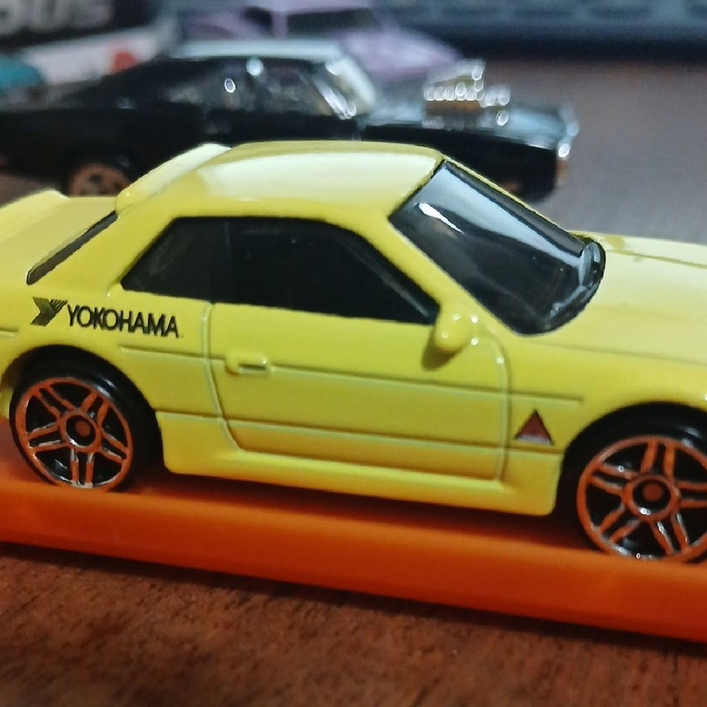 Nissan Silvia Yellow Hot Wheels Car As Seen On Tokyo Drift. New