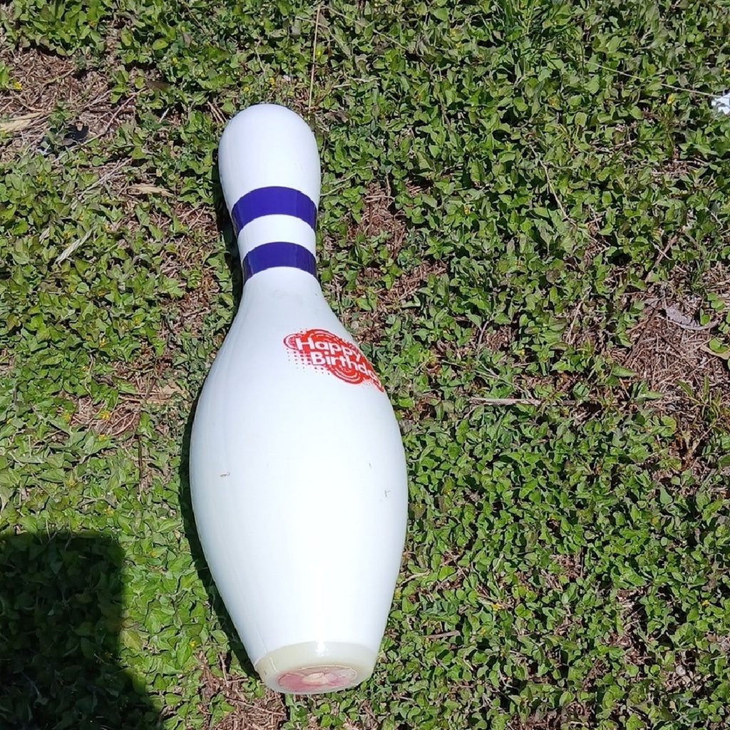 BOWLING PIN. The Real Deal. Appears As New...never Used As Intended.. See Pics