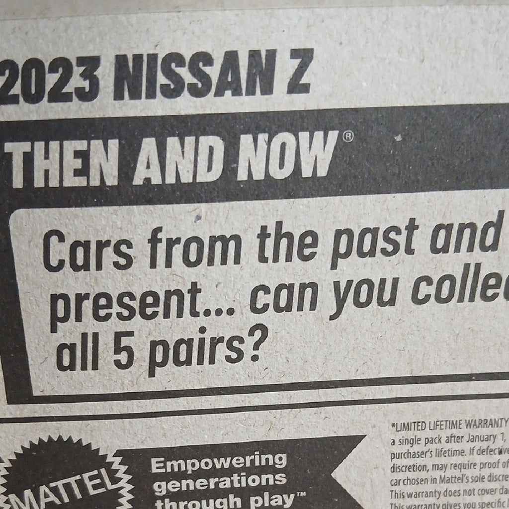 Mattel 2023 Nissan Z Hot Wheels in Striking Orange