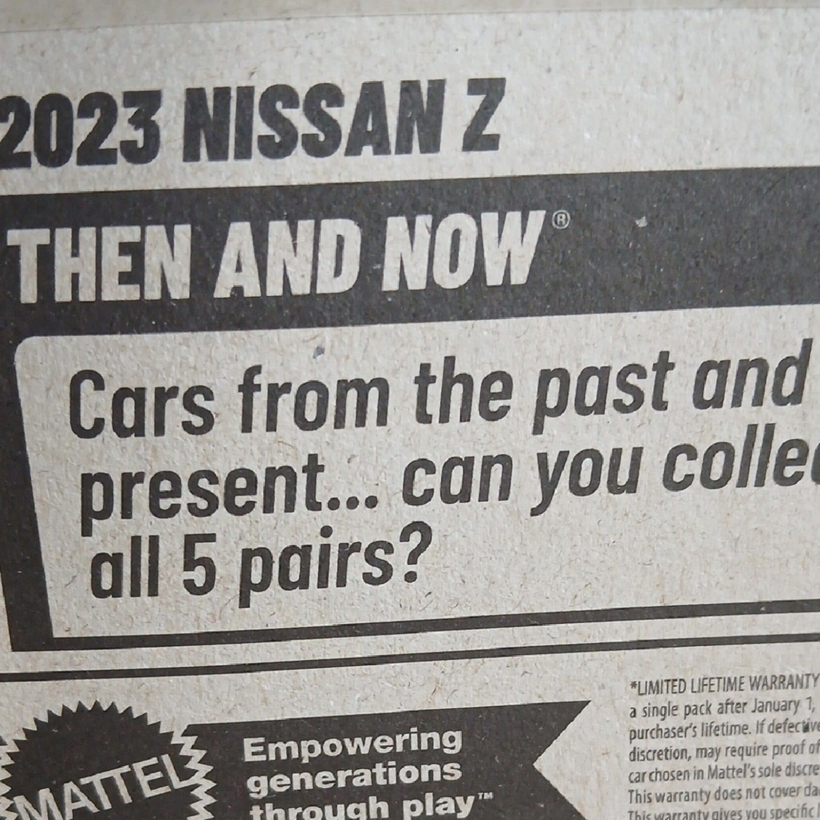 Mattel 2023 Nissan Z Hot Wheels in Striking Orange