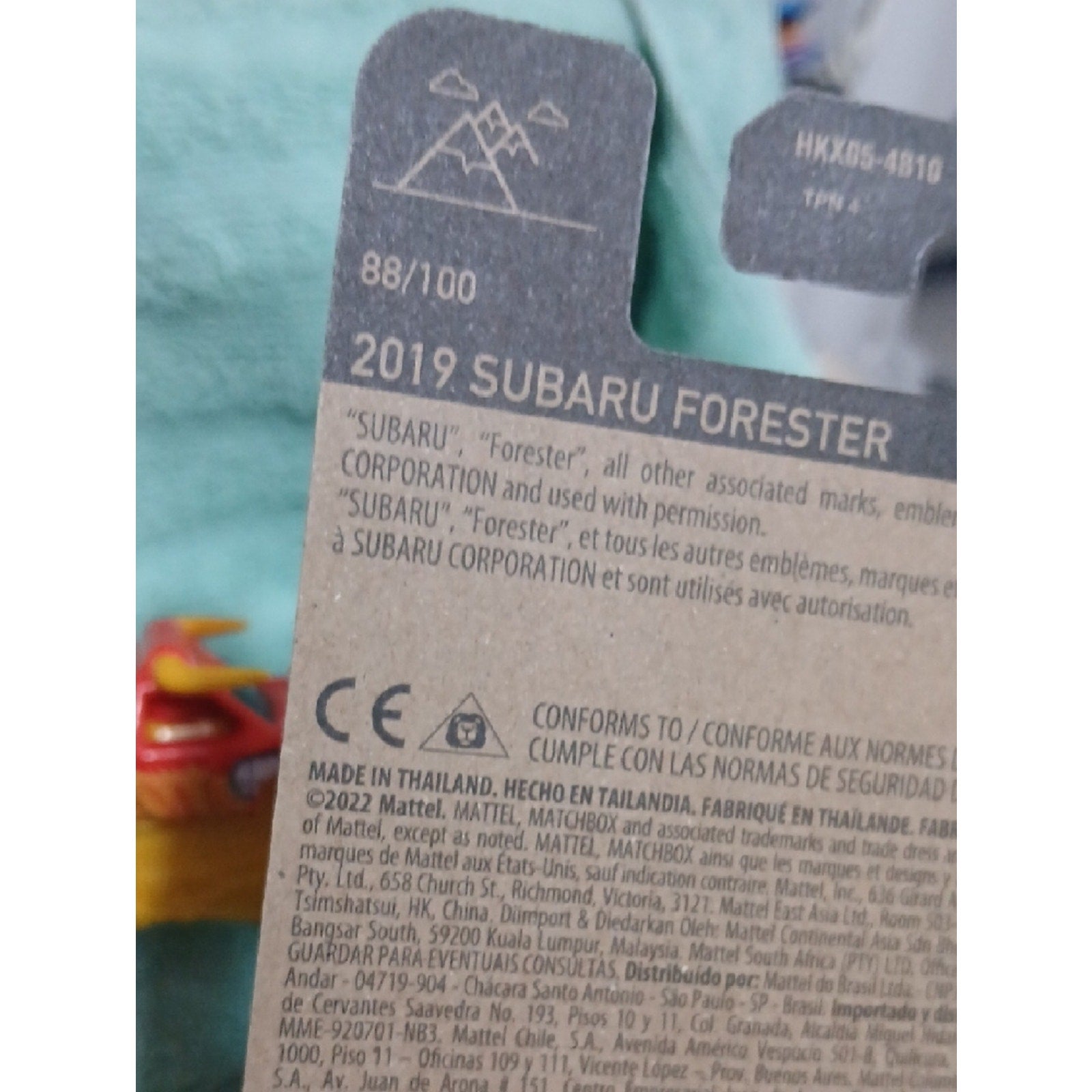 Matchbox 2019 Subaru Forester Die-Cast Toy Car - Black