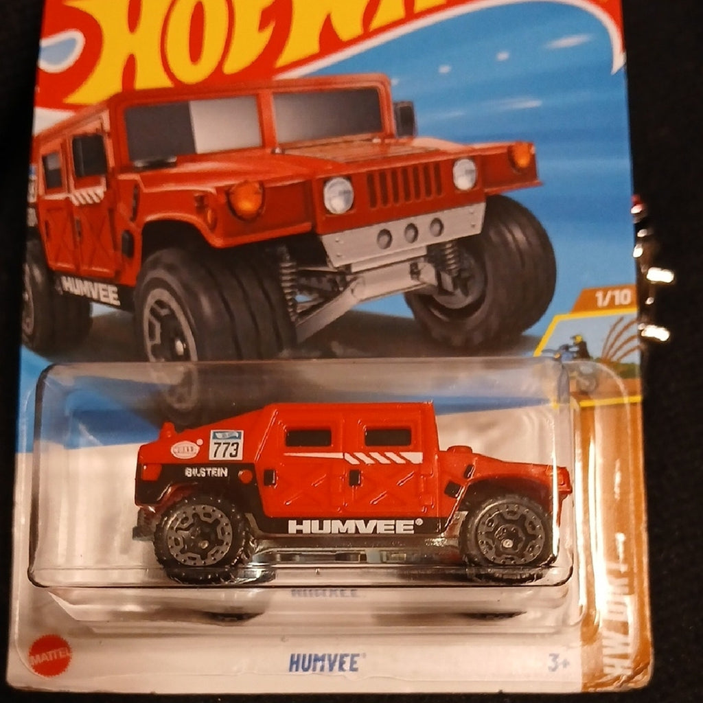 Humvee Red Hot Wheels Toy Car