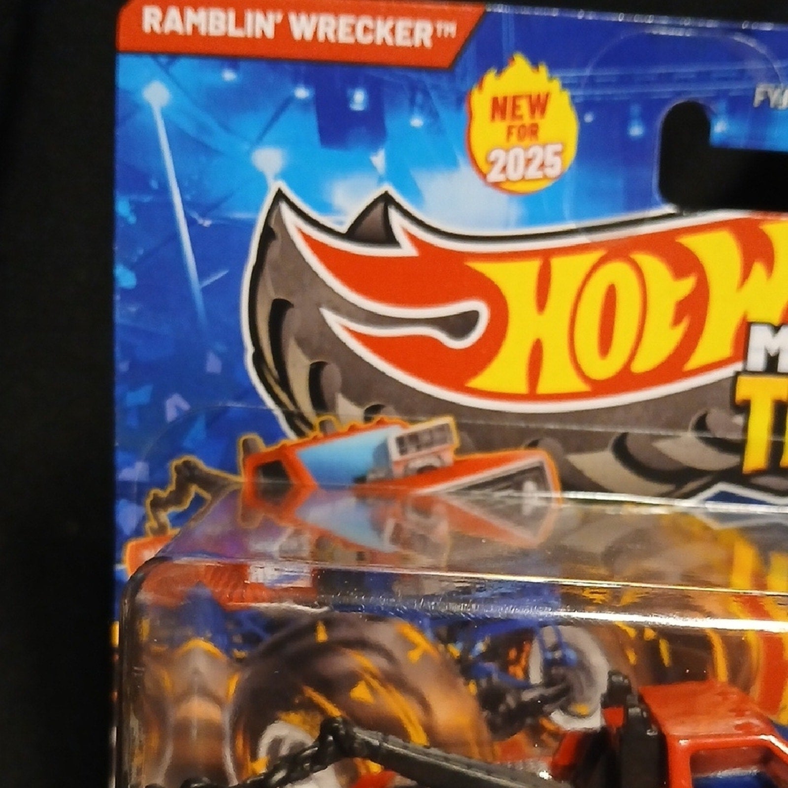 Ramblin Wrecker - Hot Wheels Monster Truck. Red and Blue