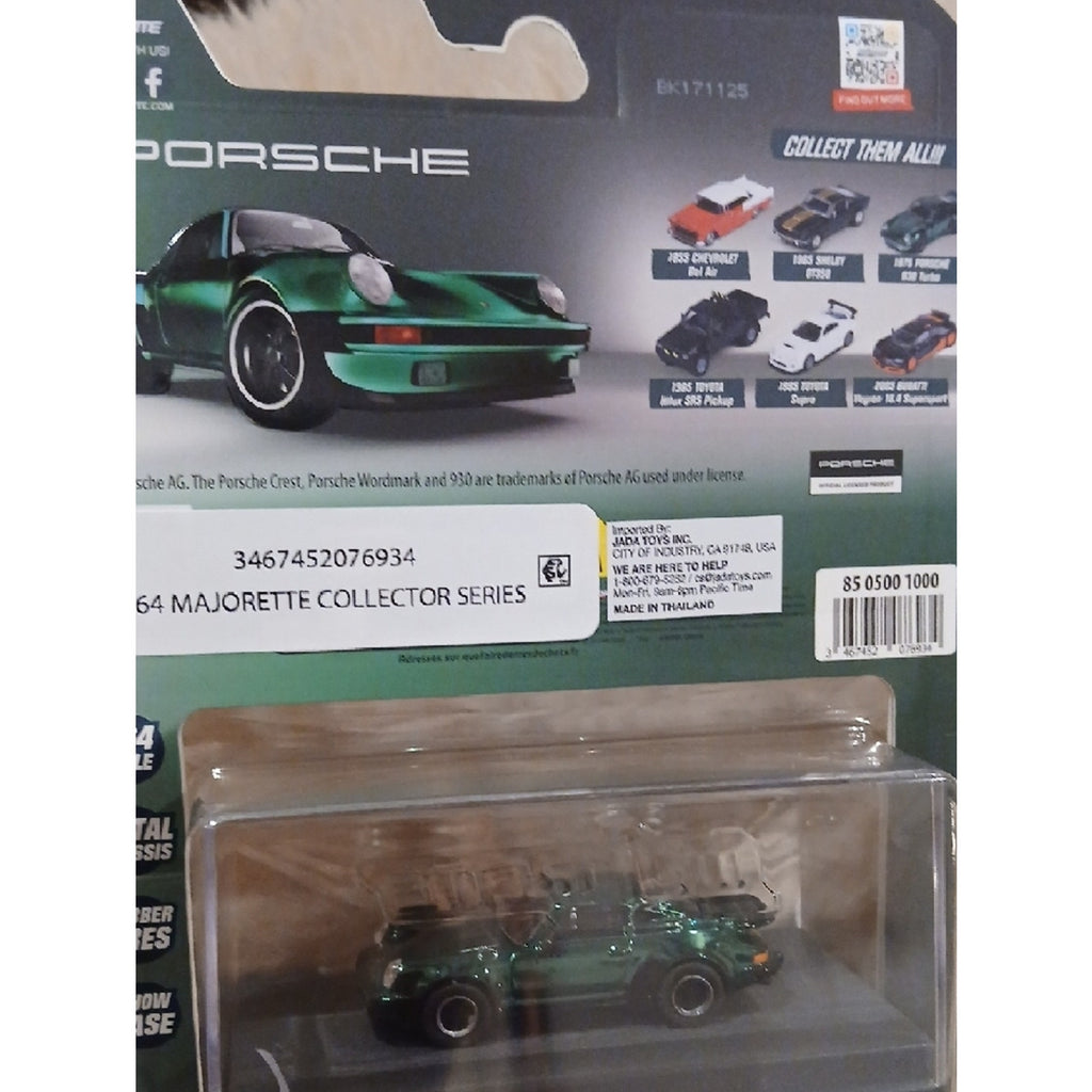 Green 1975 Porsche 930 Turbo Die-Cast Toy Car