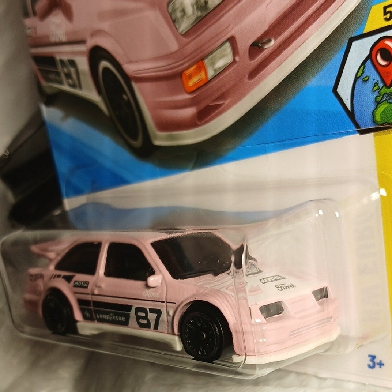 Ford Sierra Cosworth Hot Wheels - Light Pink