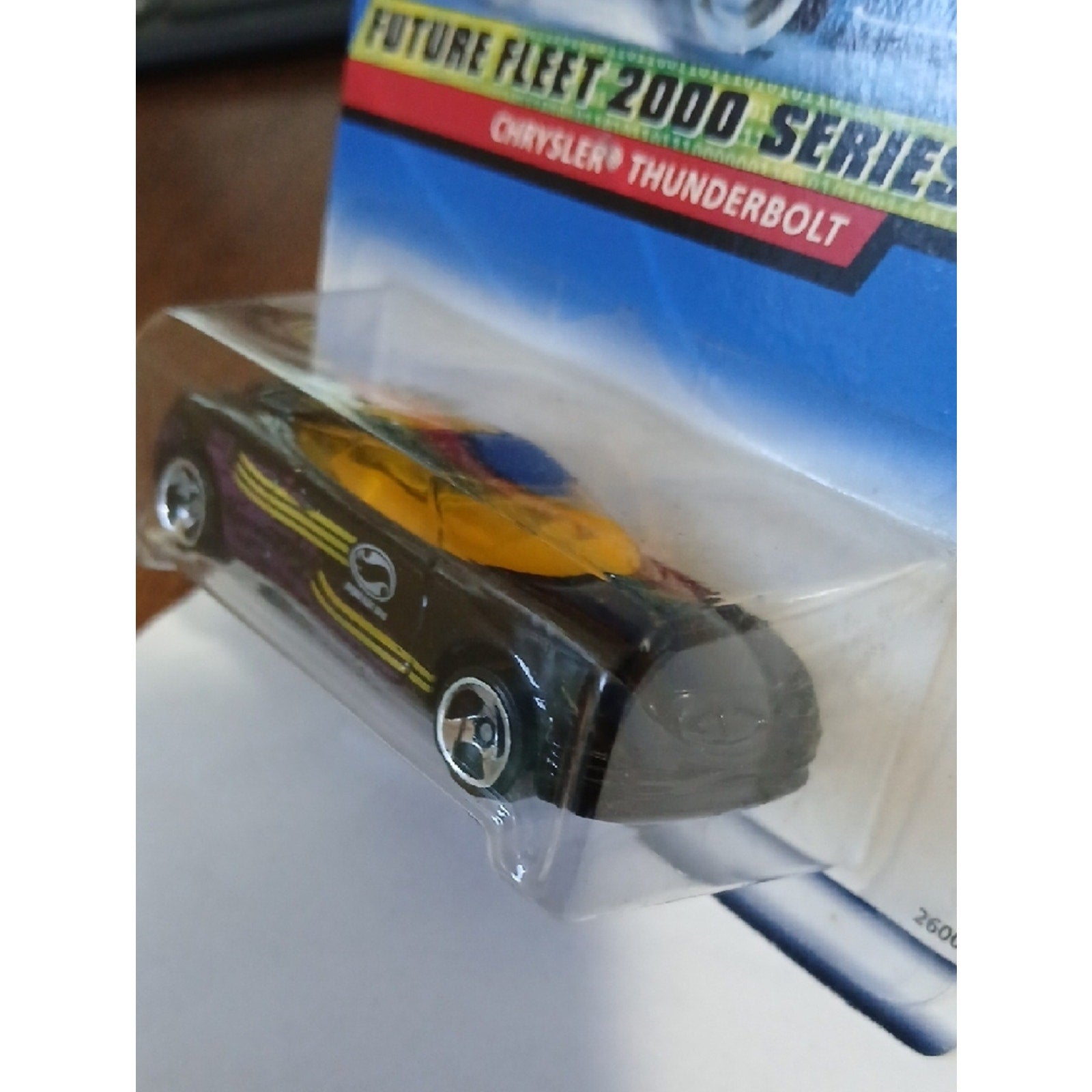 Hot Wheels Chrysler Thunderbolt  - Black & Yellow Vtg 1999