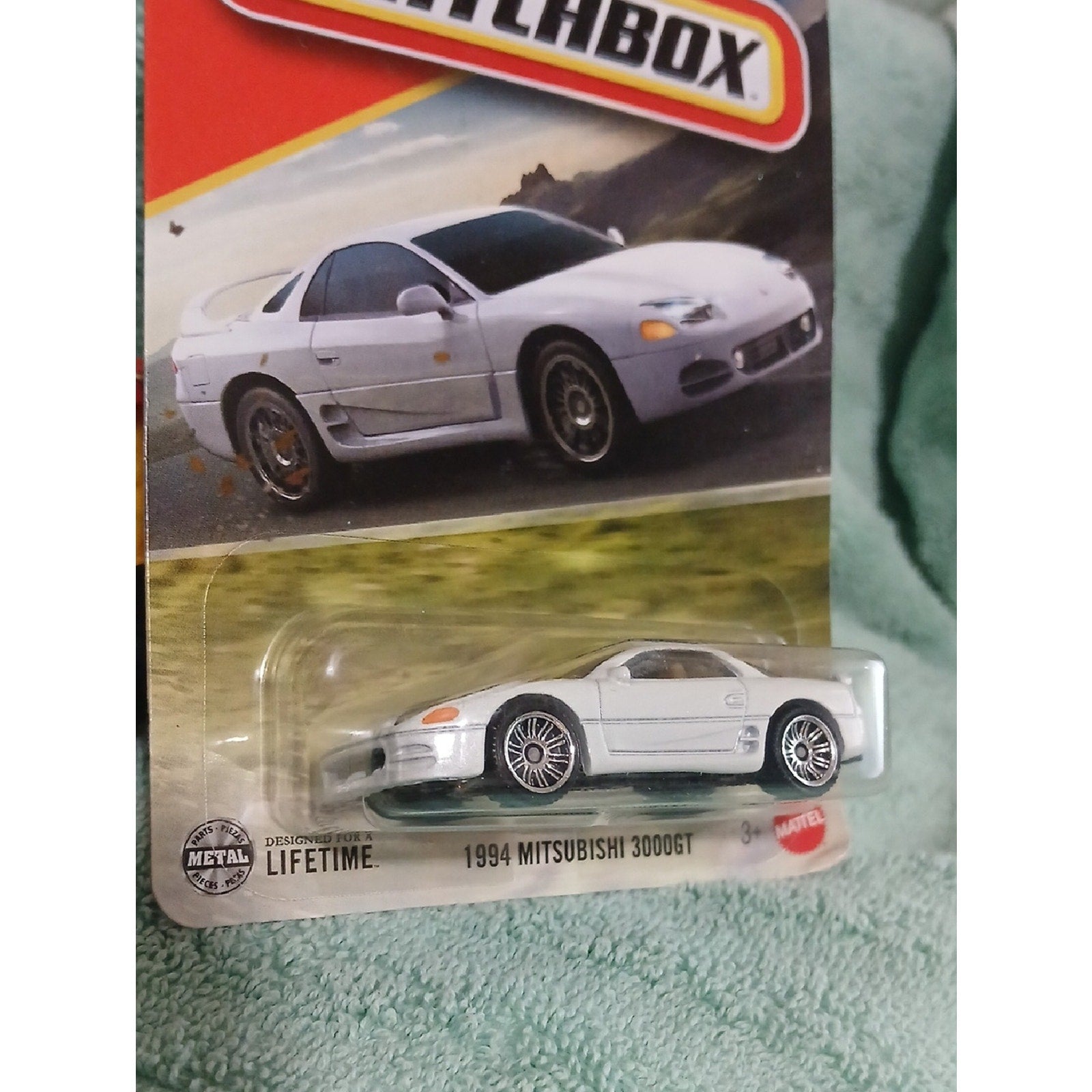 Matchbox White 1994 Mitsubishi 3000GT Die-Cast Toy Car