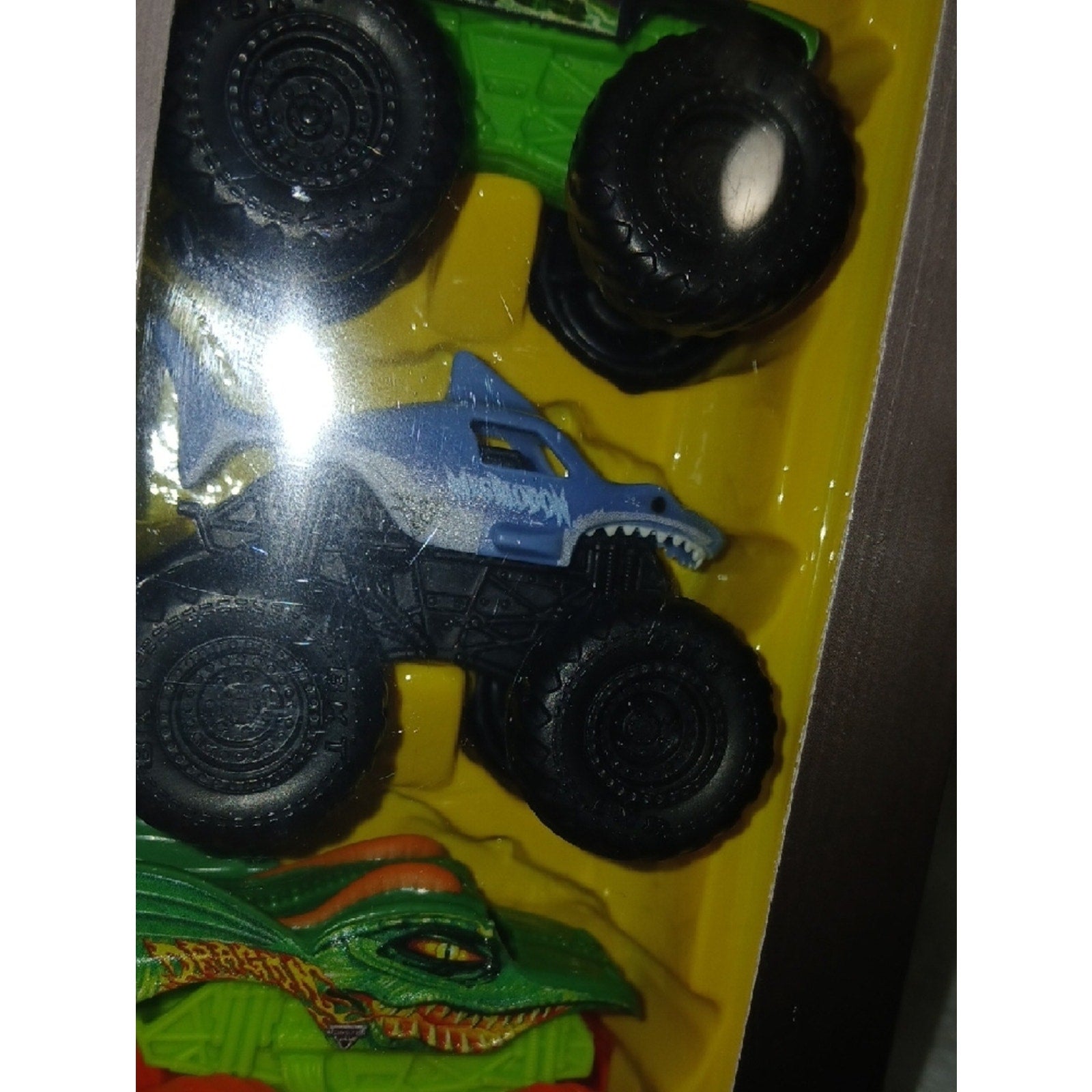 Monster Jam 4-Pack Monster Truck 1/72 Scale Set As Pictured