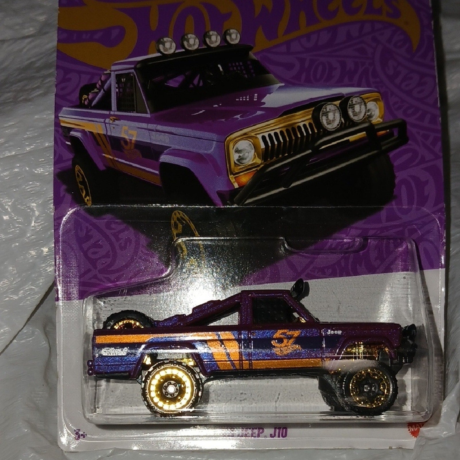 Purple and Gold Jeep J10 Truck ...57th Anniversary Of Hot Wheels