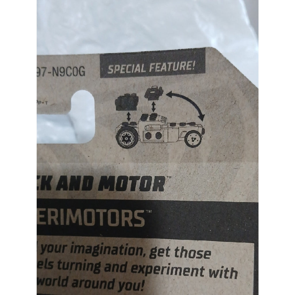 Hot Wheels White Brick and Motor Car With. Special Feature