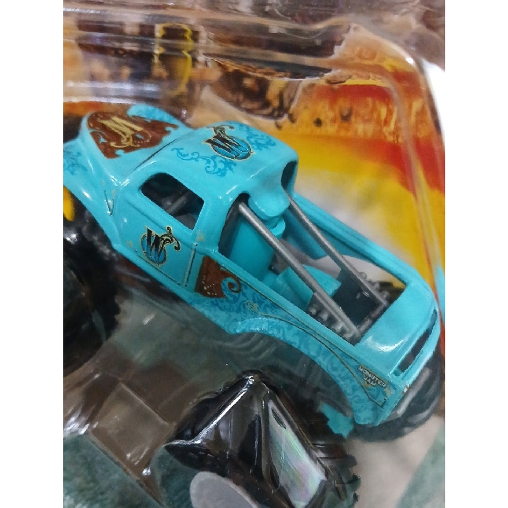 Monster Jam 2-Pack Kids Monster Trucks - Orange & Blue