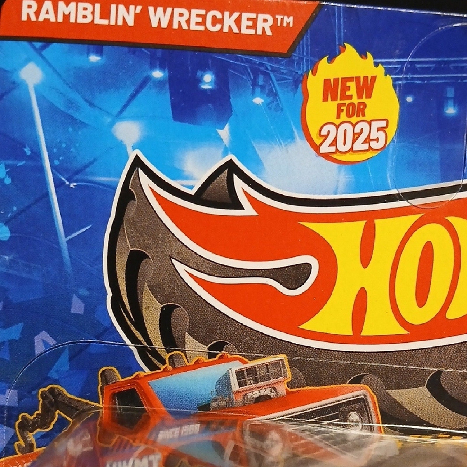 Ramblin Wrecker - Hot Wheels Monster Truck. Red and Blue