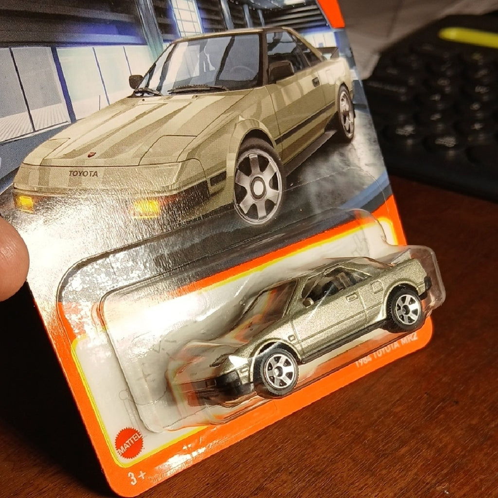 Matchbox 1984 Toyota MR2 Toy Car in Metallic Green