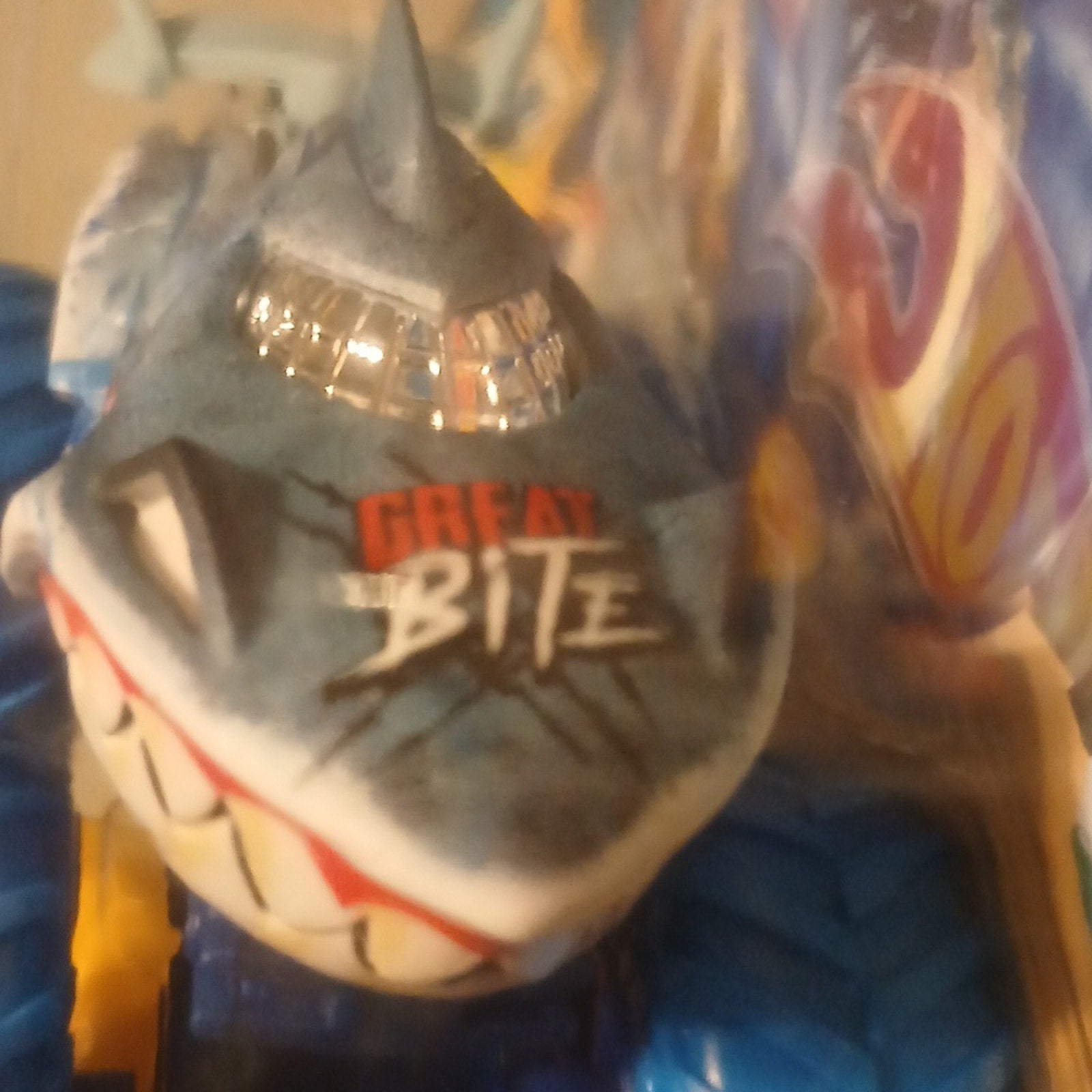 Hot Wheels Monster Trucks Great Bite - Blue Tires [Sharks V DINOS] 1/64