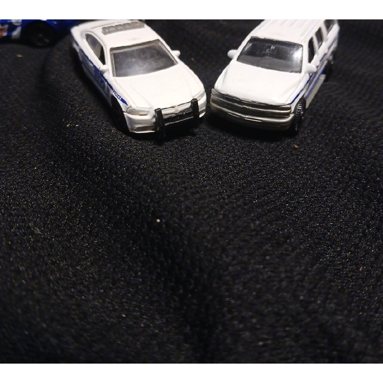 NYPD POLICE VEHICLES...Charger and Suburban.. Matchbox Used  Car Set