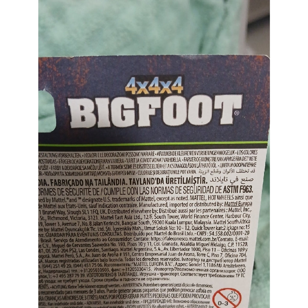 Bigfoot Monster Truck -  HOT Wheels Glow In The Dark .Orange/Blue