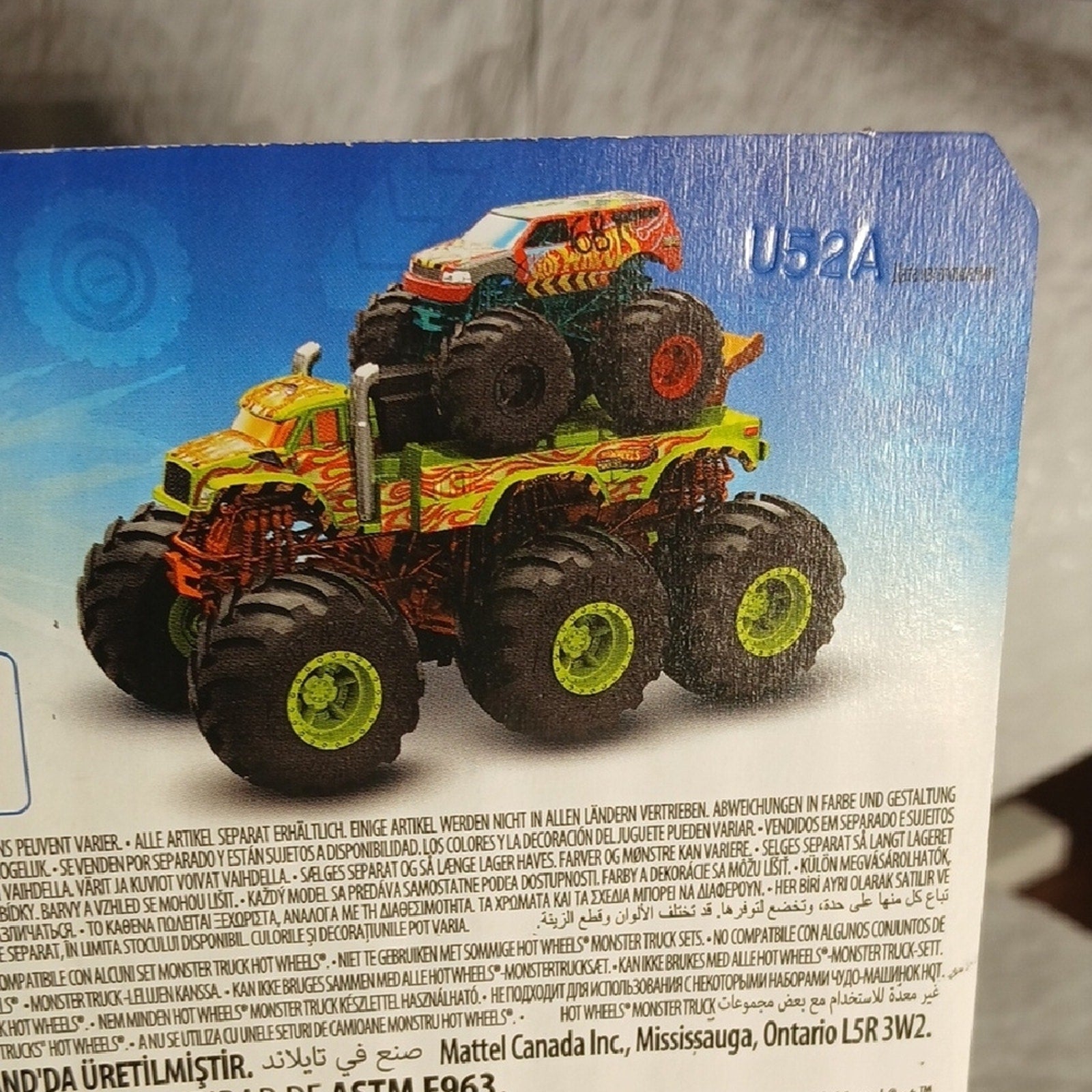 Hot Wheels Monster Truck - Vibrant Green and Orange