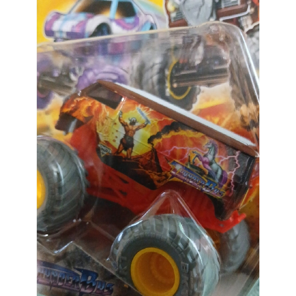 Monster Jam Full Charge & Thunder Bus  Monster Trucks  - 2 Pack