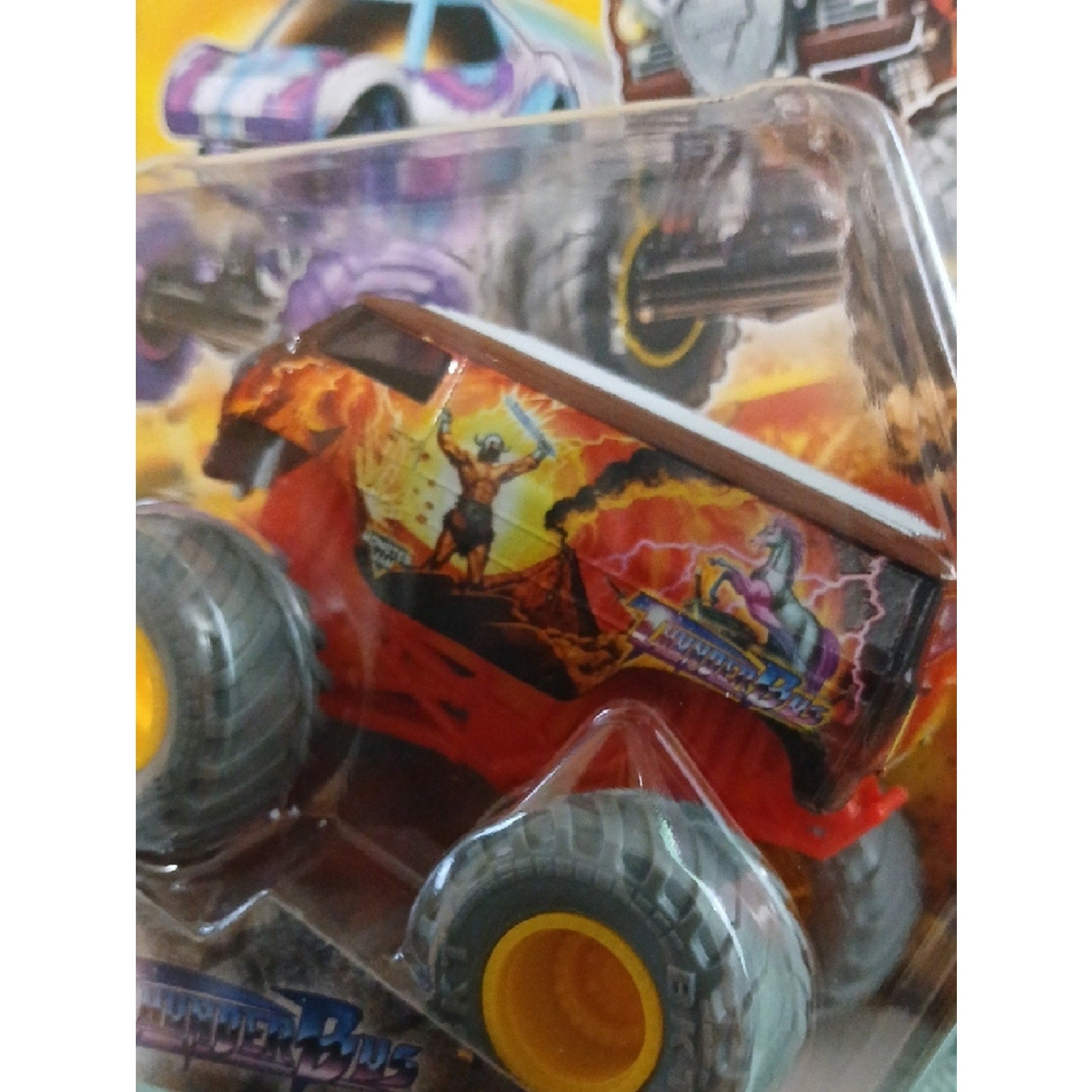 Monster Jam Full Charge & Thunder Bus  Monster Trucks  - 2 Pack