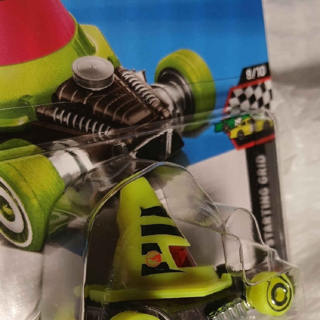 Hot Wheels Cone Shaker Toy Car - Neon Green and Red