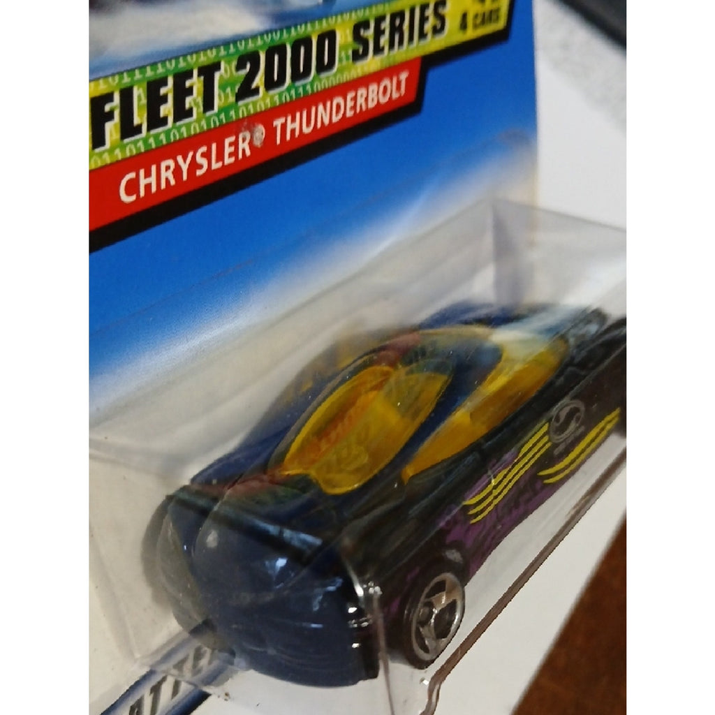 Hot Wheels Chrysler Thunderbolt  - Black & Yellow Vtg 1999