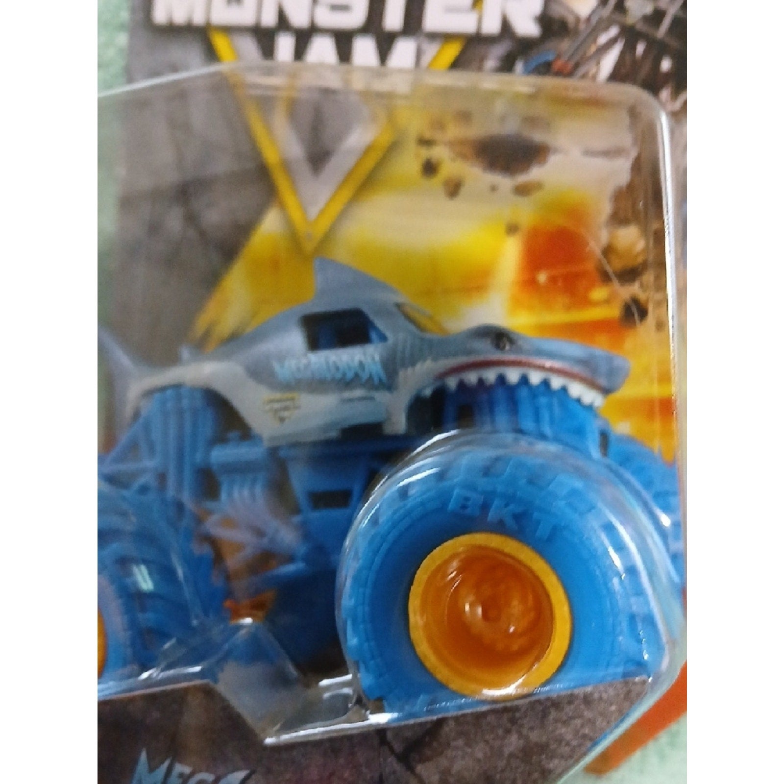 Monster Jam MegaLodon Monster Truck Toy - Blue