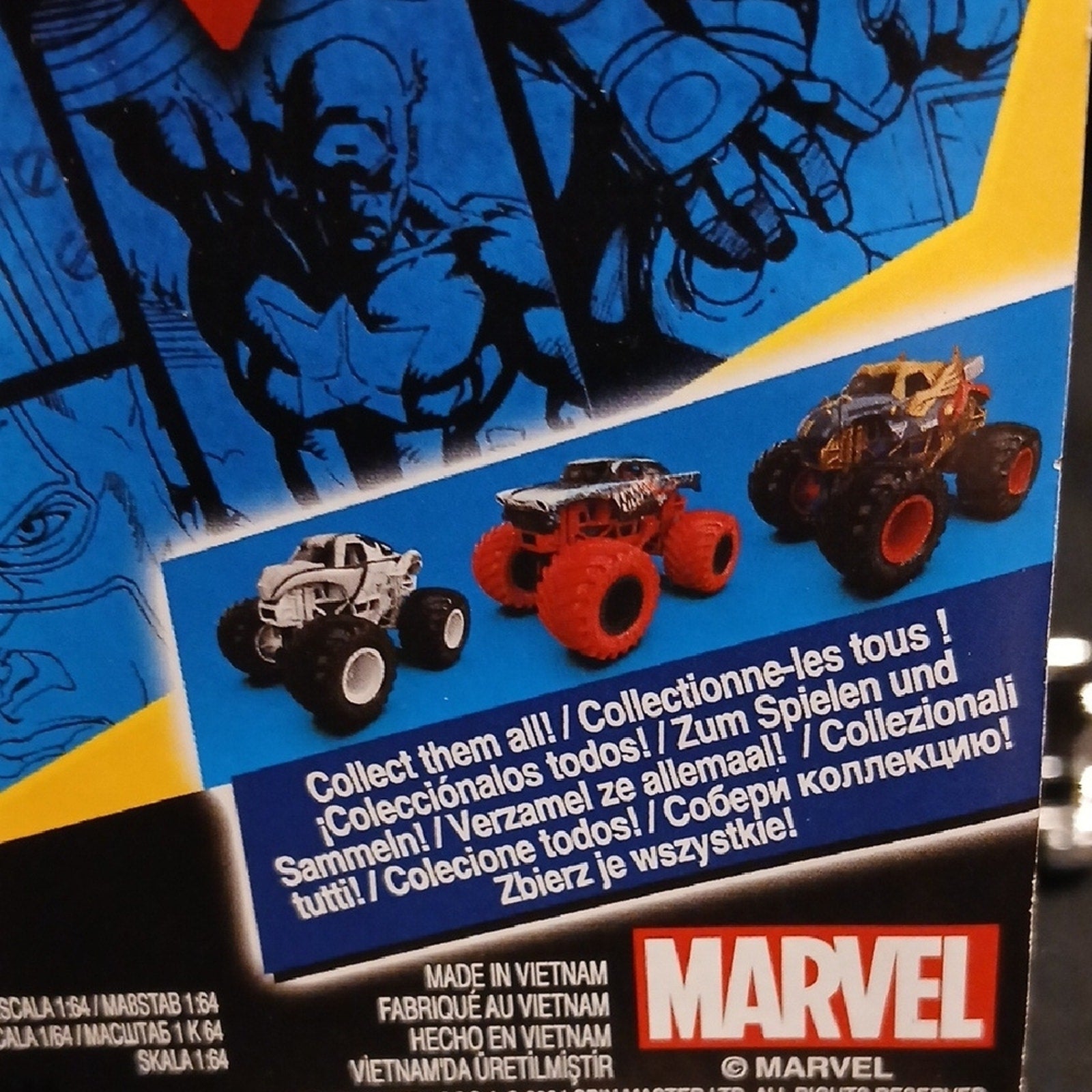 Marvel Blue Monster Jam  Truck Series 3