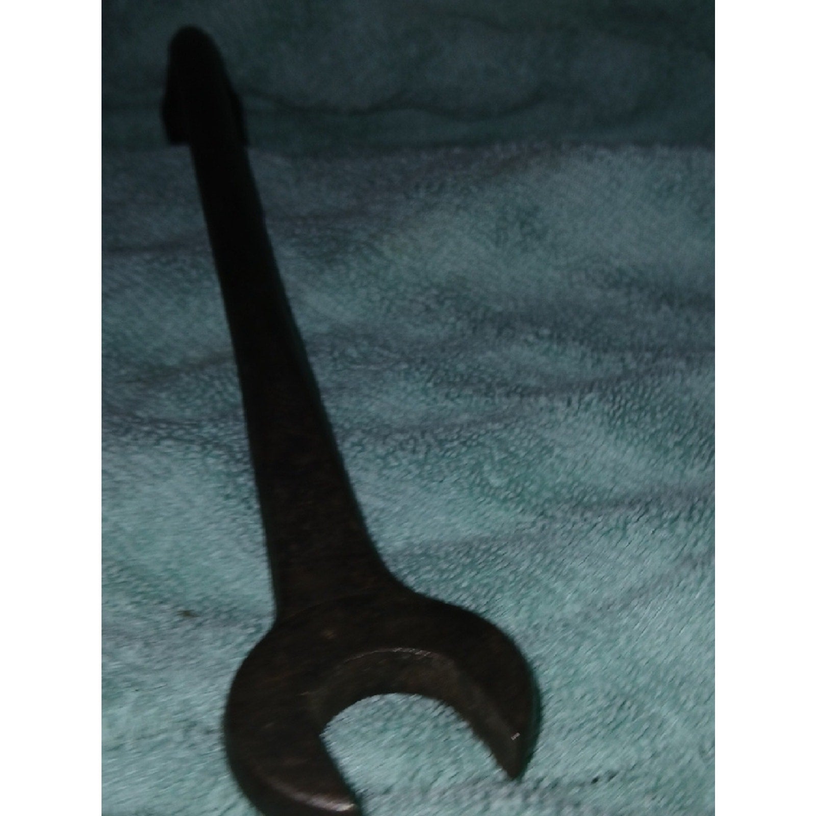Ford M2  Single Wrench - Dark Brown Metal. For Spark Plugs & Head Bolts