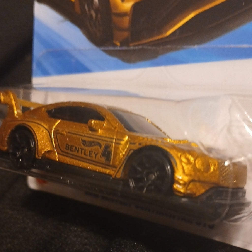 2018 Bentley Continental GT3 Hot Wheels Car - Gold