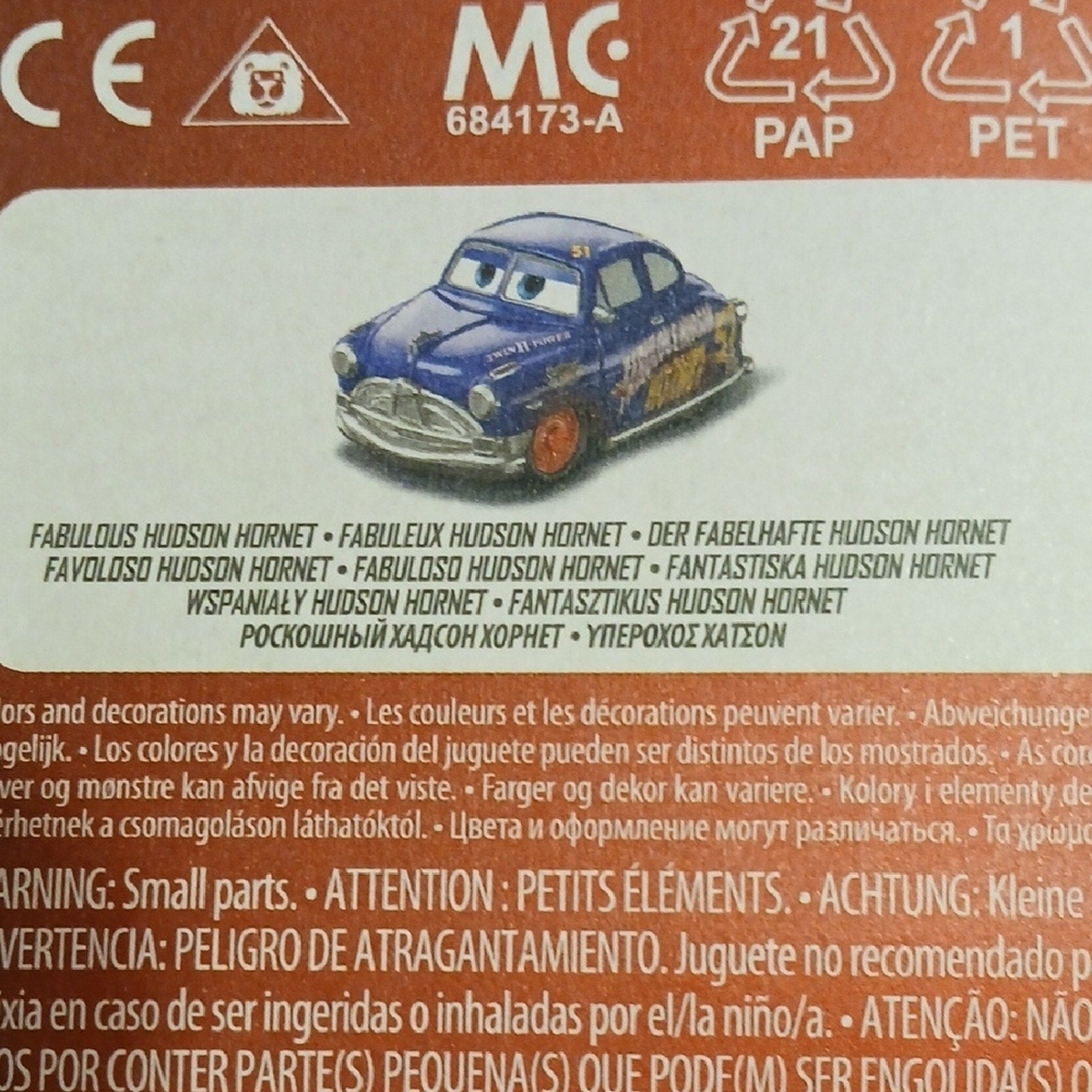 Cars Mini Racers 3-Pack Disney Pixar