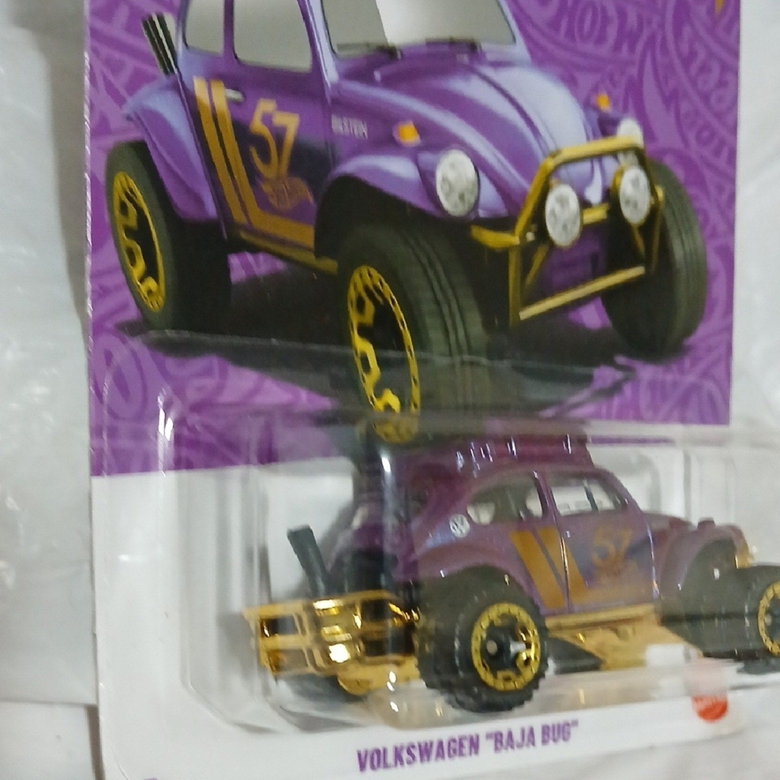 Baja Bug Hot Wheels 57th Anniversary Car - Purple and Gold