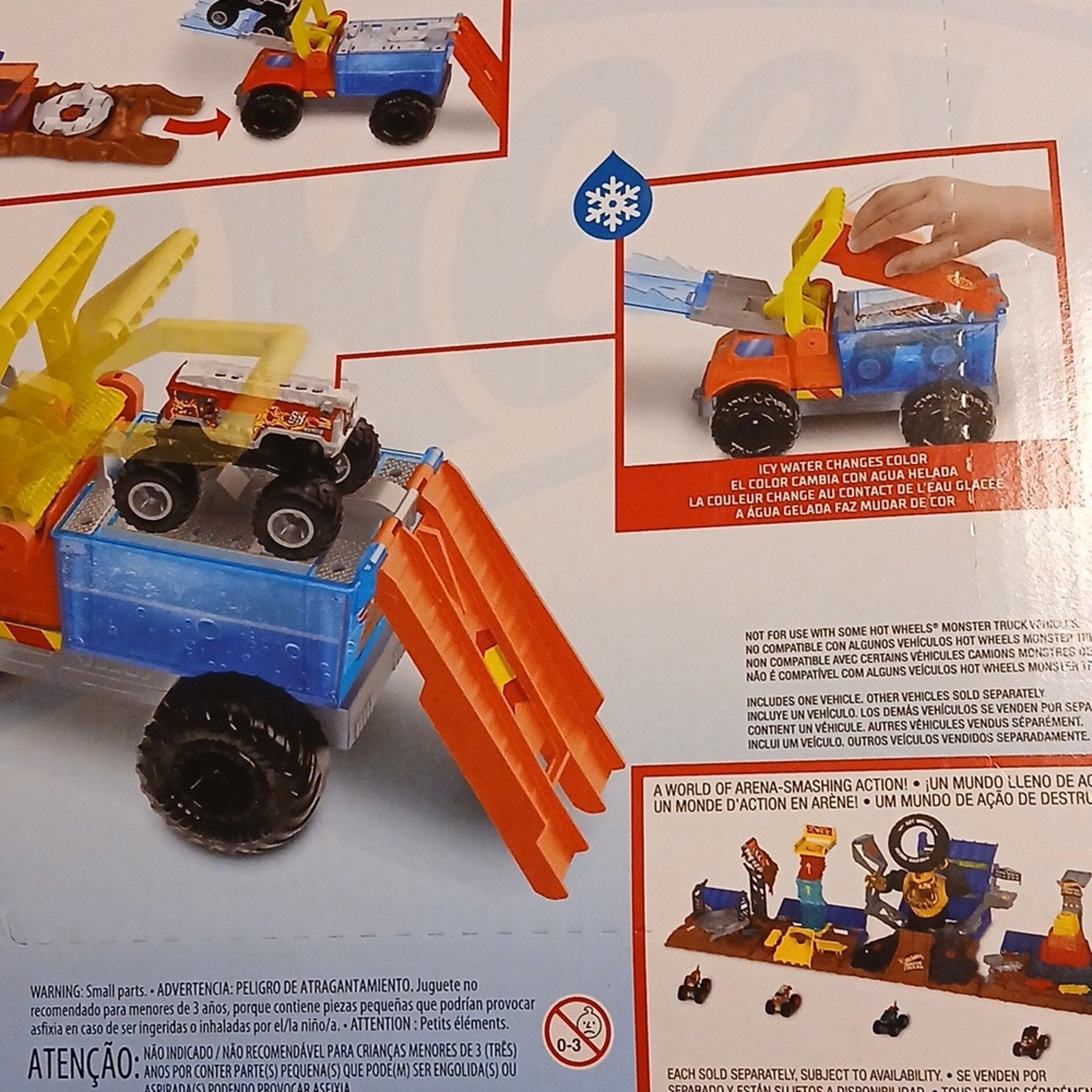 HOT WHEELS Monster Trucks Arena Smashers Color Shifters Five ALARM Unopened