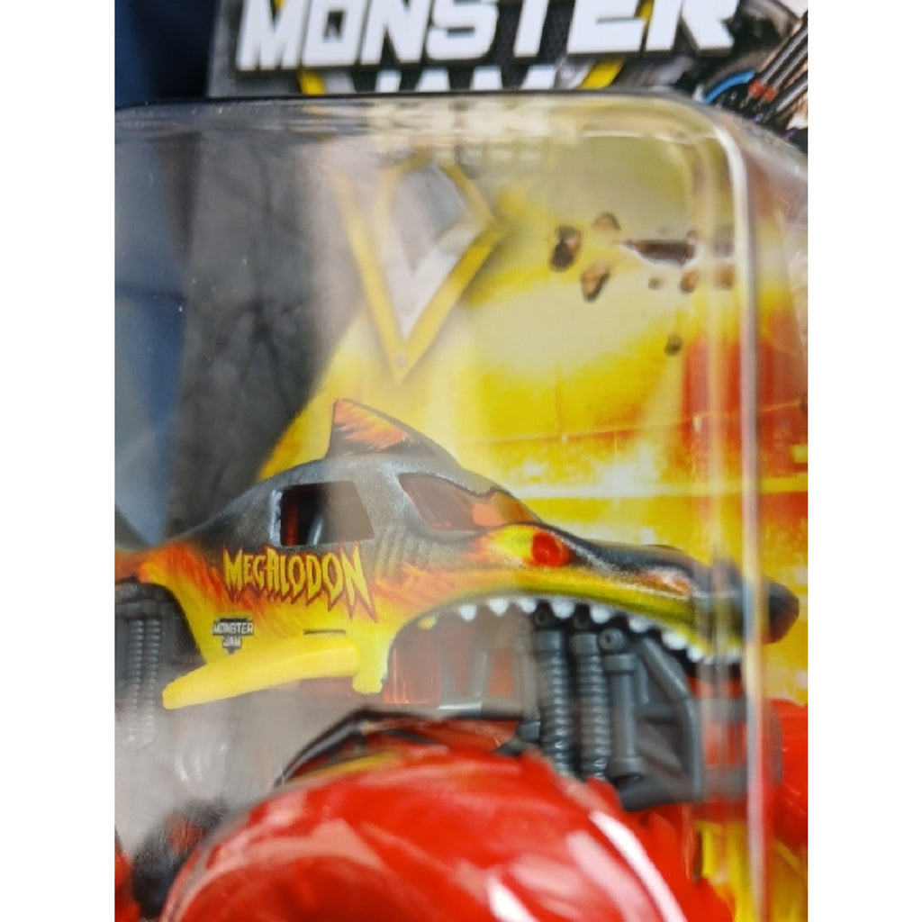 Megalodon Monster Truck Toy - Red & Yellow Series 02