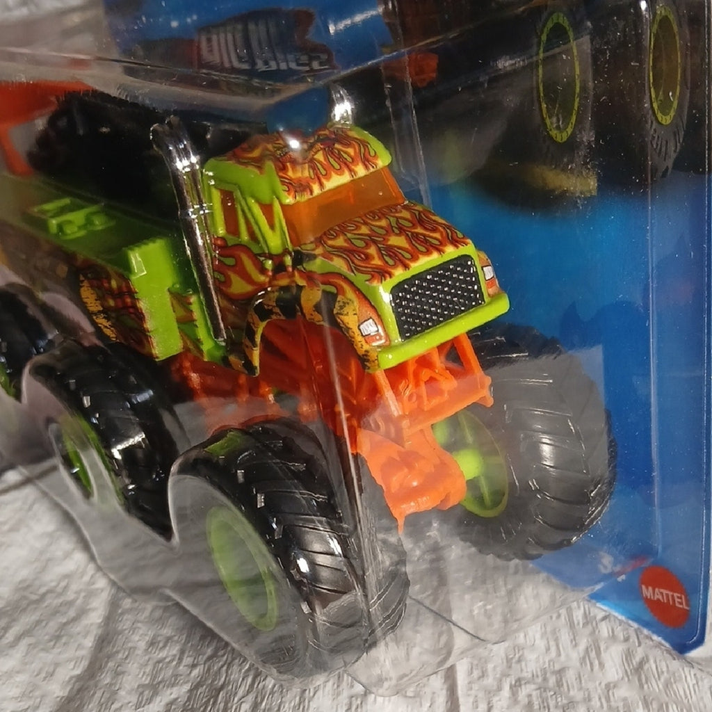 Hot Wheels Monster Truck - Vibrant Green and Orange