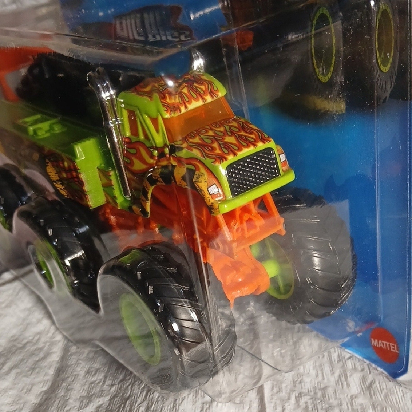 Hot Wheels Monster Truck - Vibrant Green and Orange