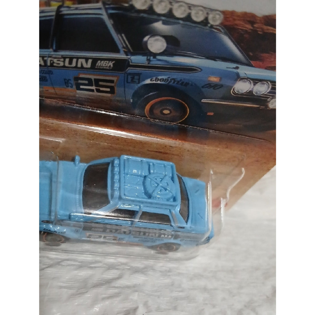 Matchbox Light Blue '70 Datsun 510 Rally Die-Cast Car