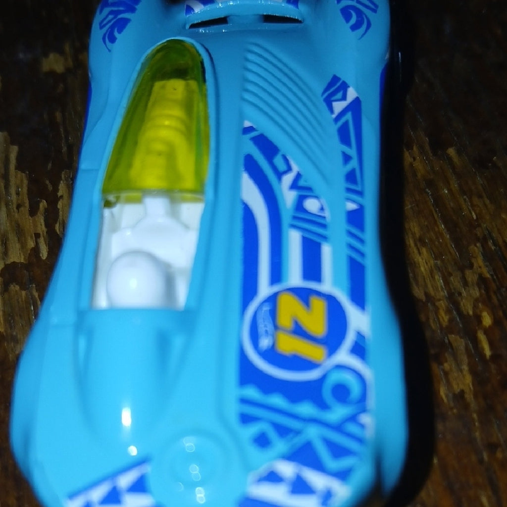 Monoposto By Mattel ....Hot Wheels Blue and Yellow Car 2000 Casting