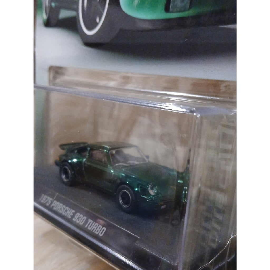 Green 1975 Porsche 930 Turbo Die-Cast Toy Car