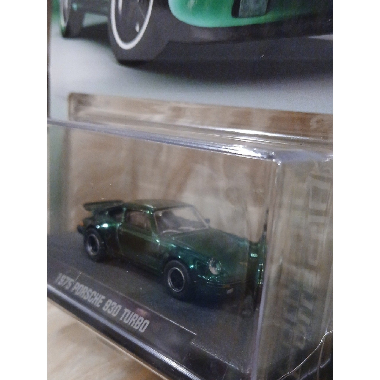 Green 1975 Porsche 930 Turbo Die-Cast Toy Car