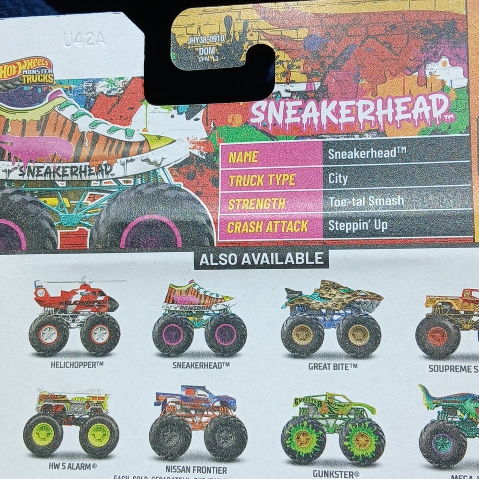 Hot Wheels Monster Trucks Sneakerhead Toy Truck - Pink & Teal