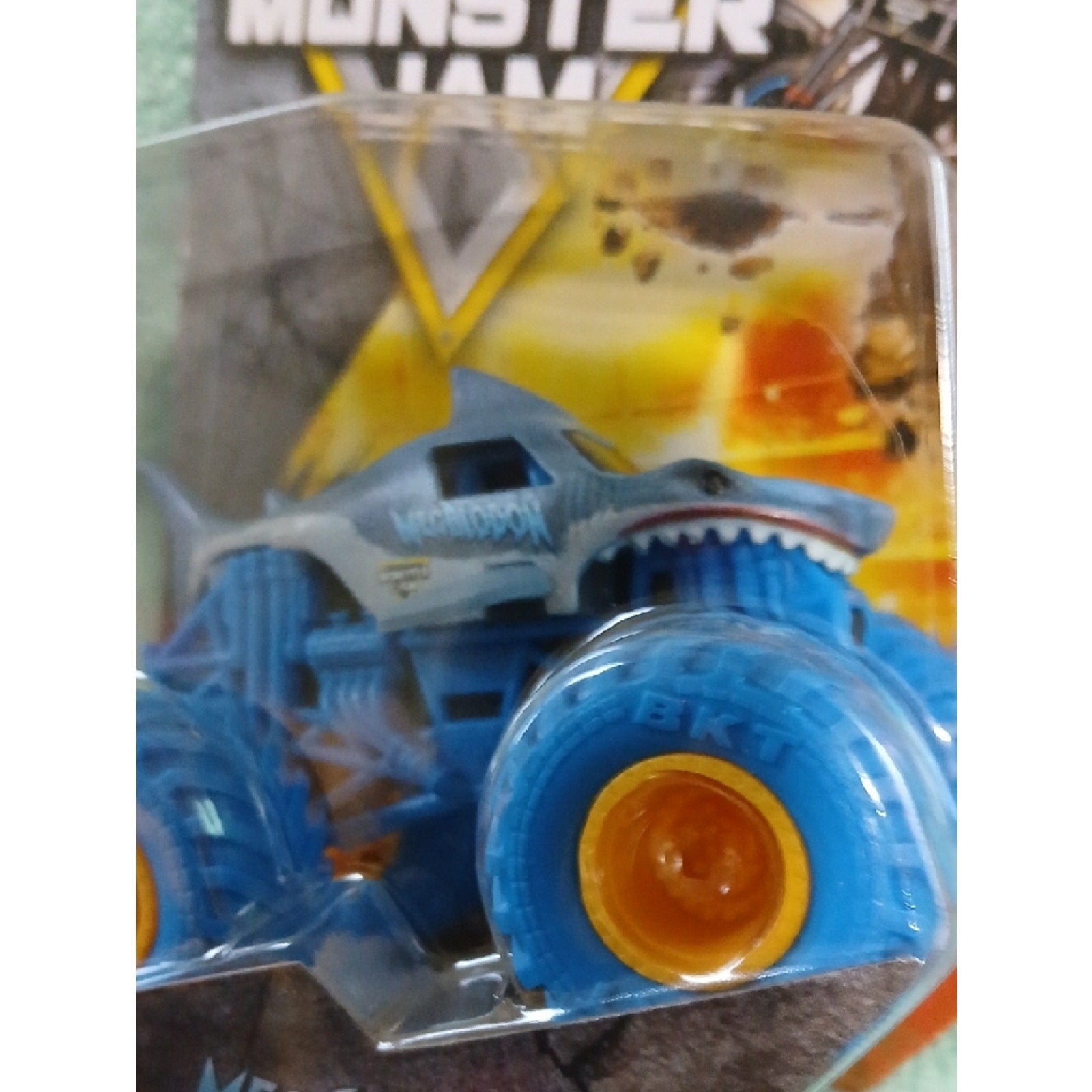 Monster Jam MegaLodon Monster Truck Toy - Blue