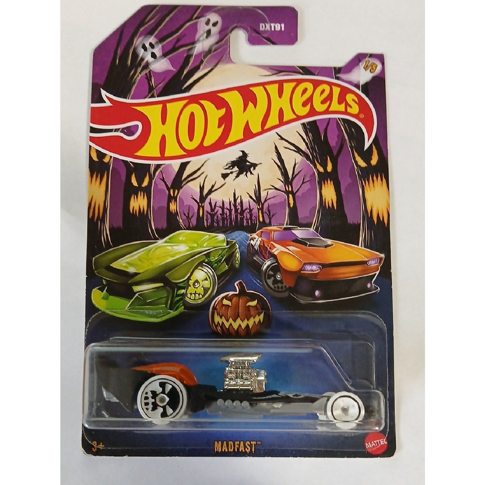 Madfast Halloween 2021 Hot Wheels Car - Black & Orange