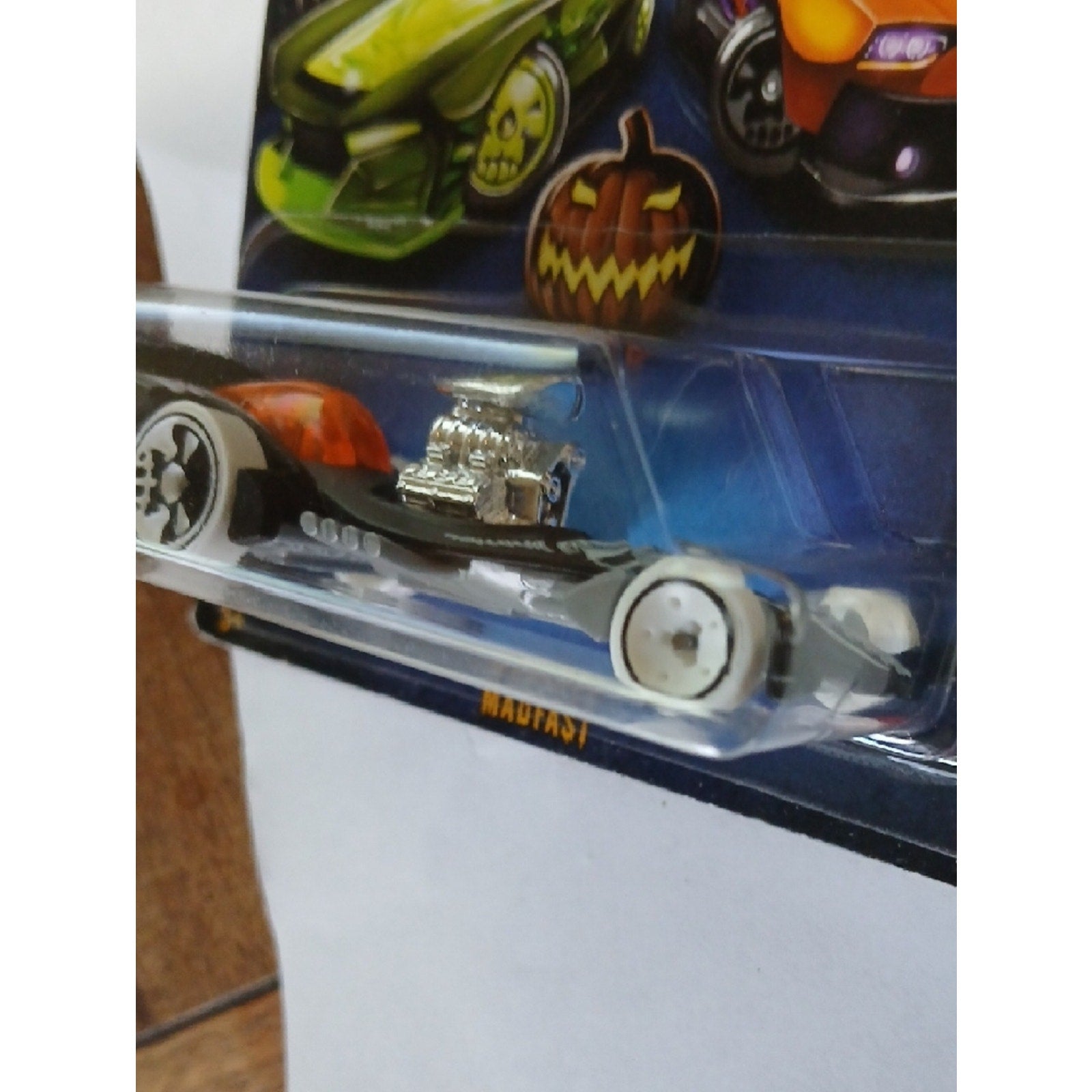 Madfast Halloween 2021 Hot Wheels Car - Black & Orange