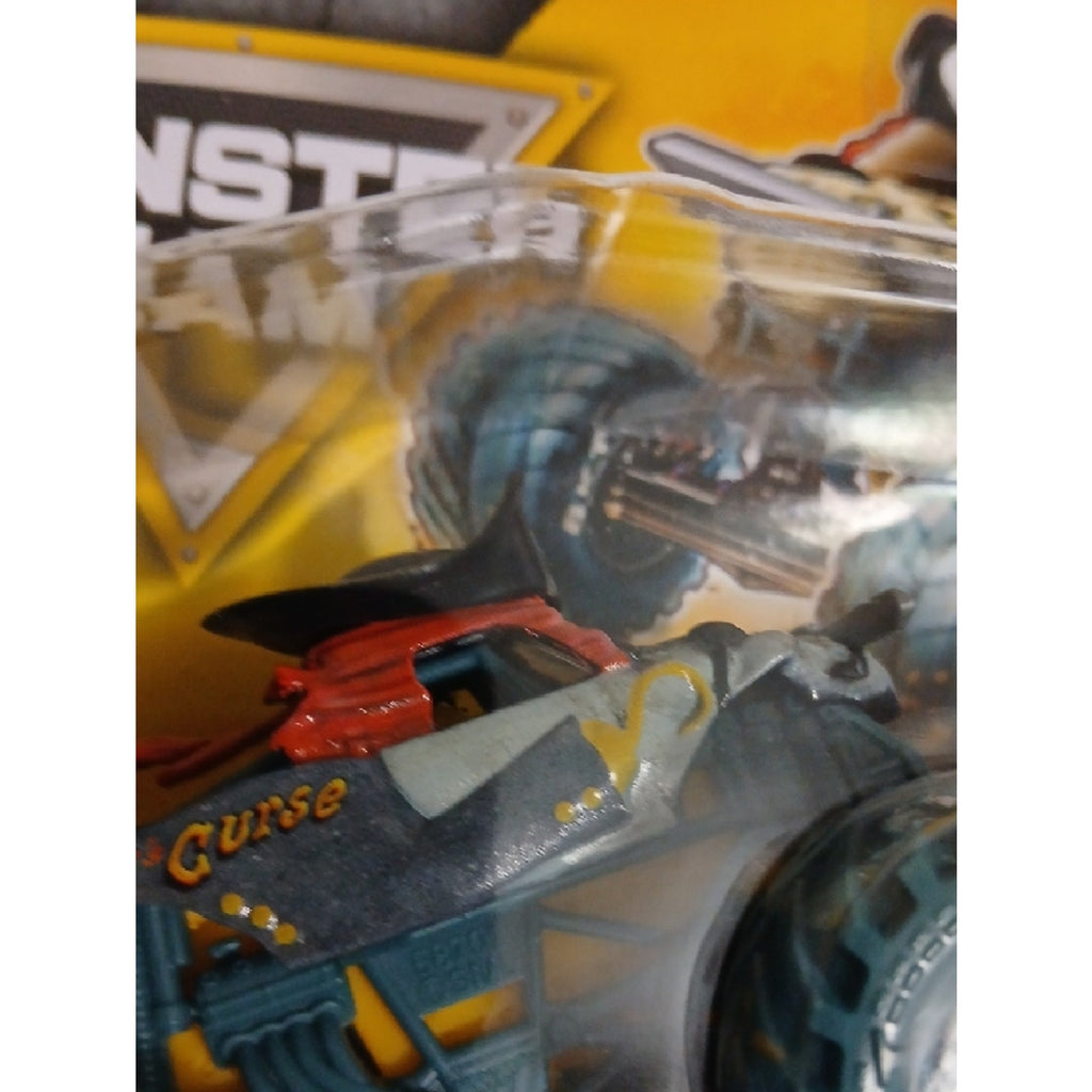 Pirate's Curse vs Kraken Monster Jam  Truck 2-Pack - Teal and Green.