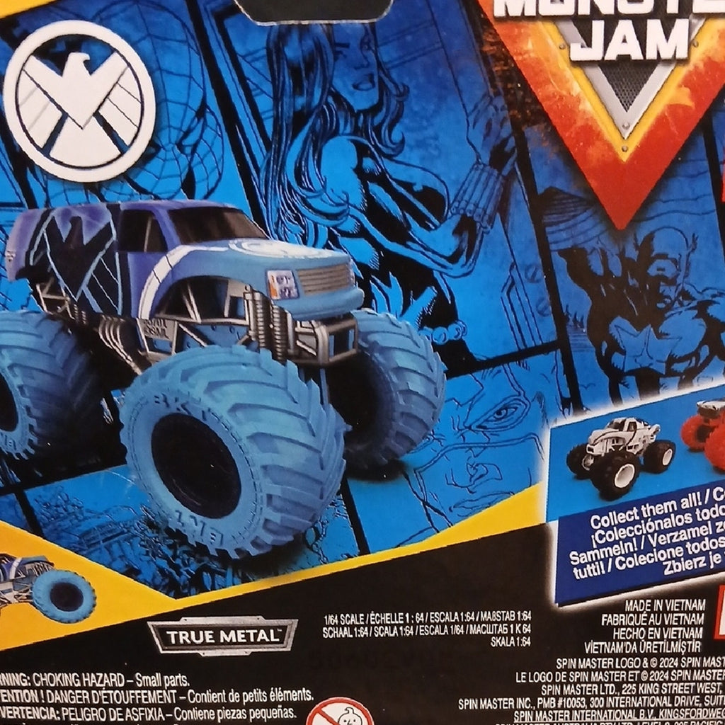Marvel Blue Monster Jam  Truck Series 3